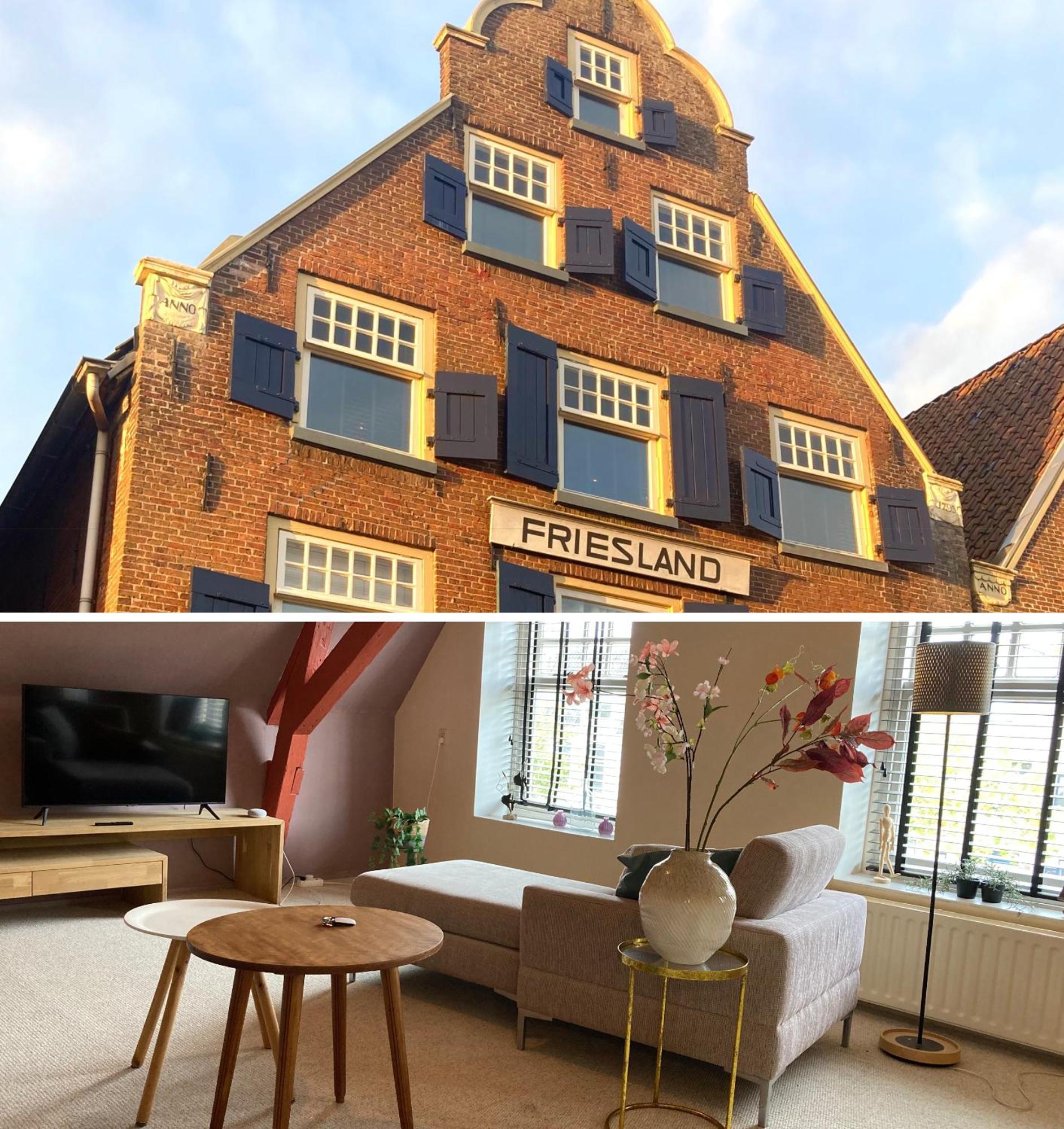 Elegant Appartement In Pakhuis Friesland Centrum 레바르덴 외부 사진